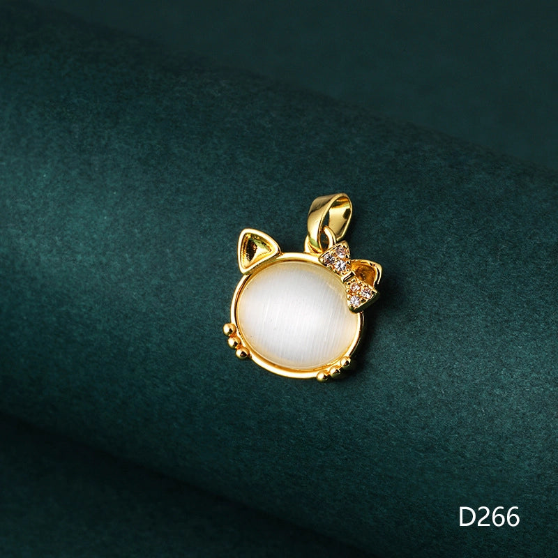 1 Piece 1-2cm Copper Zircon Geometric Jewelry Accessories Pendant