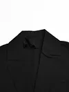 Solid Color Belt Blazer
