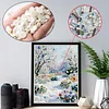 Diamond Painting-DIY Special Shaped Drill Pearl Painting Snow Scene(30x40cm)