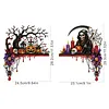 2pcs DIY Diamond Painting Halloween Door Corner Frame Wood(Terrifying Halloween)