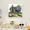 Cabin-11CT Stamped Cross Stitch 40*40cm/15.75*15.75in