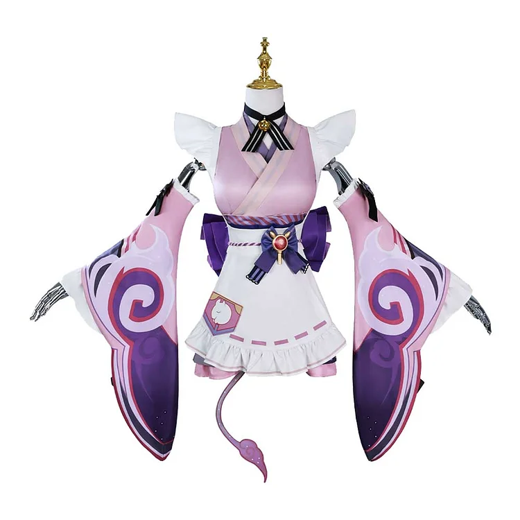 Genshin Impact Yumemizuki Mizuki Pink Outfits Cosplay Costume Carnival Suit