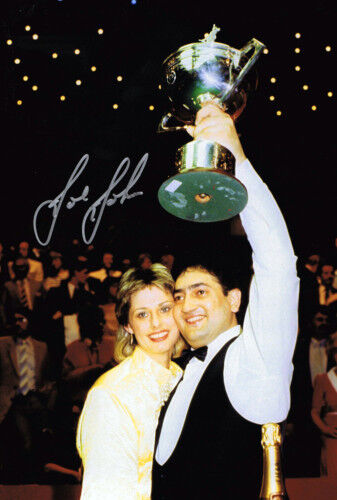 Joe Johnson SIGNED Autograph of 1986 World Snooker Champion 12x8 Photo Poster painting AFTAL COA