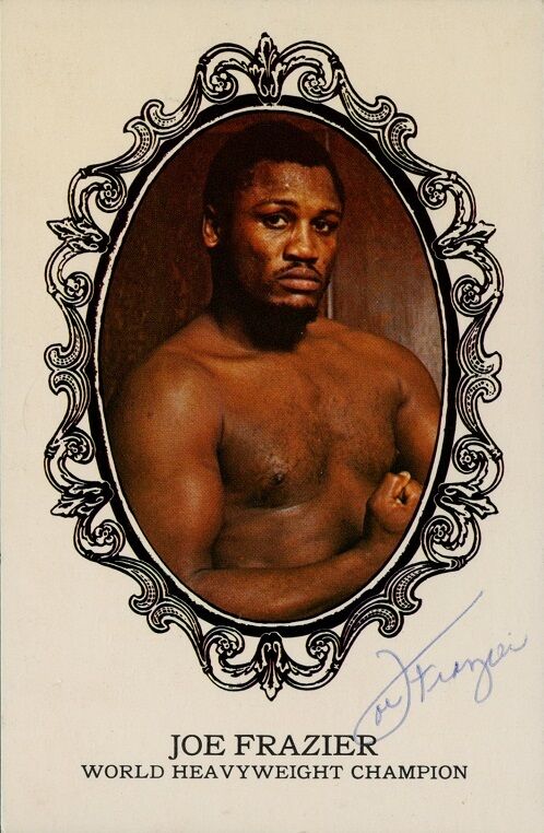 Heavyweight Champ JOE FRAZIER In-person Signed Photo Poster painting