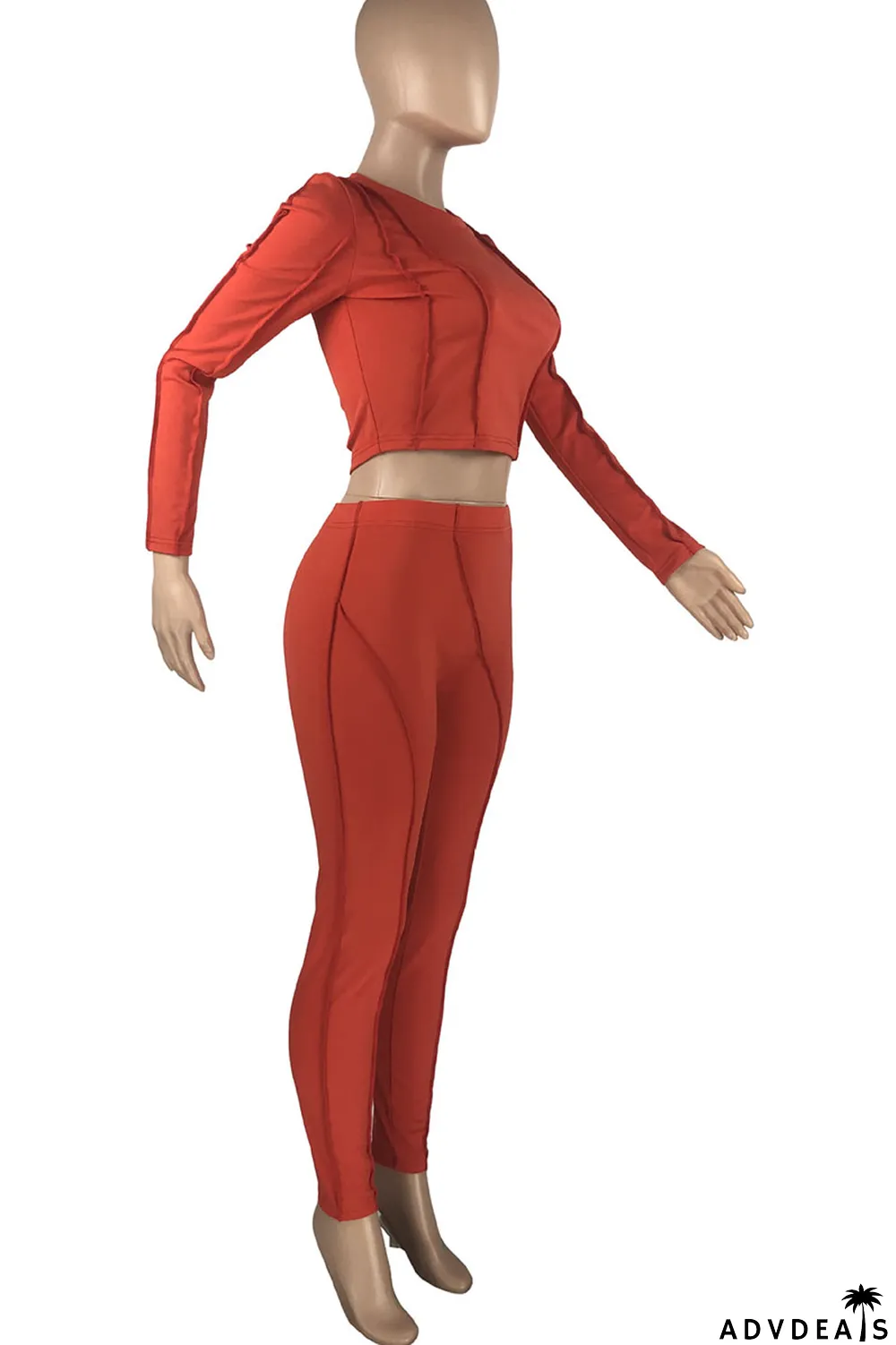 Black Casual Solid Hollowed Out Split Joint Frenulum O Neck Long Sleeve Two Pieces