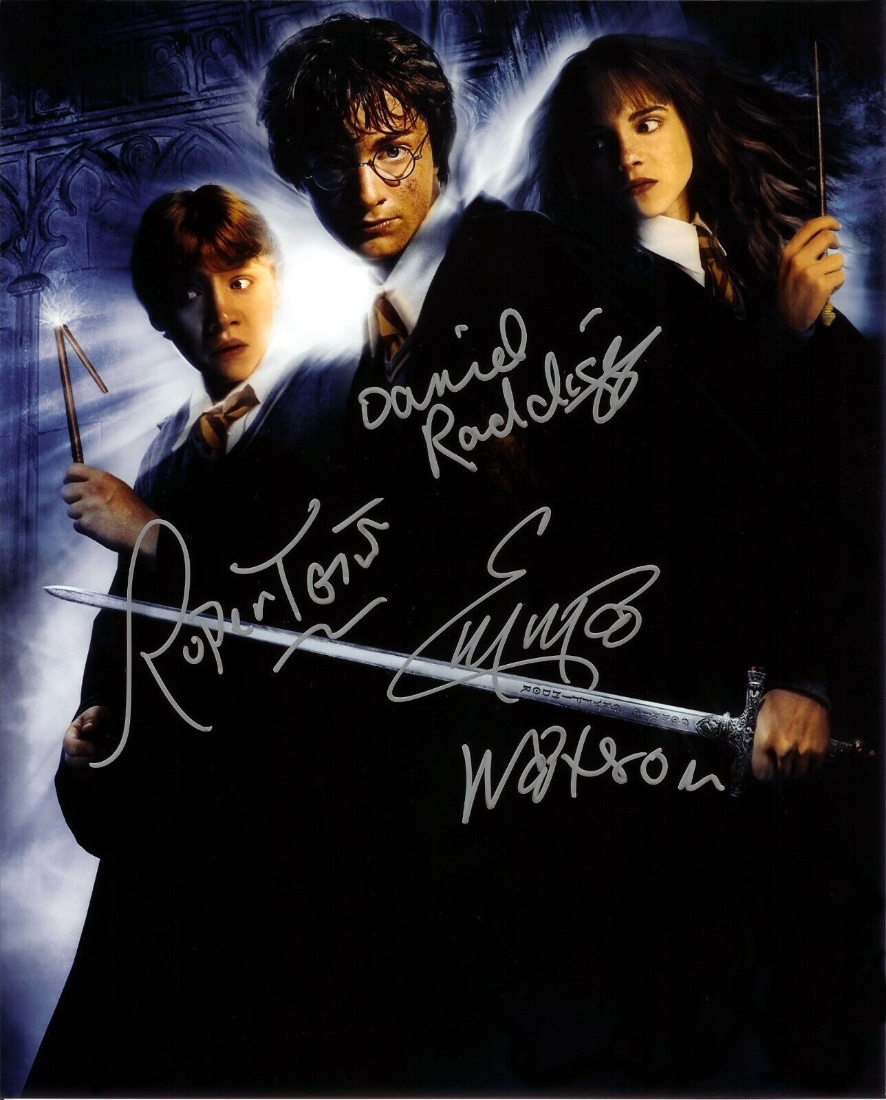 HARRY POTTER - CAST SIGNED Autographed Signed 8x10 Reprint Photo Poster painting #4 !!