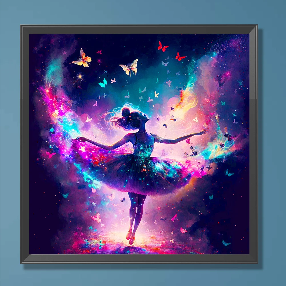 Diamond Painting - Full Round Drill - Ballet Dancer(Canvas|30*30cm)
