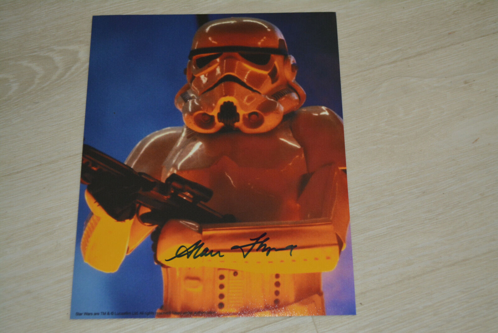 ALAN FLYNG signed autograph In Person 8x10 20x25cm STAR WARS Stormtrooper