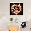 Cartoon-7 Full 14CT DIY Stamped Cross Stitch Kits Needlework Embroidery Kit 11.81x11.81inch Cross Stitch Art and Crafts Kits for Beginners Adults Home Decor