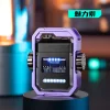 New rechargeable gyro lighter dual arc Type-C fast charging capacity display