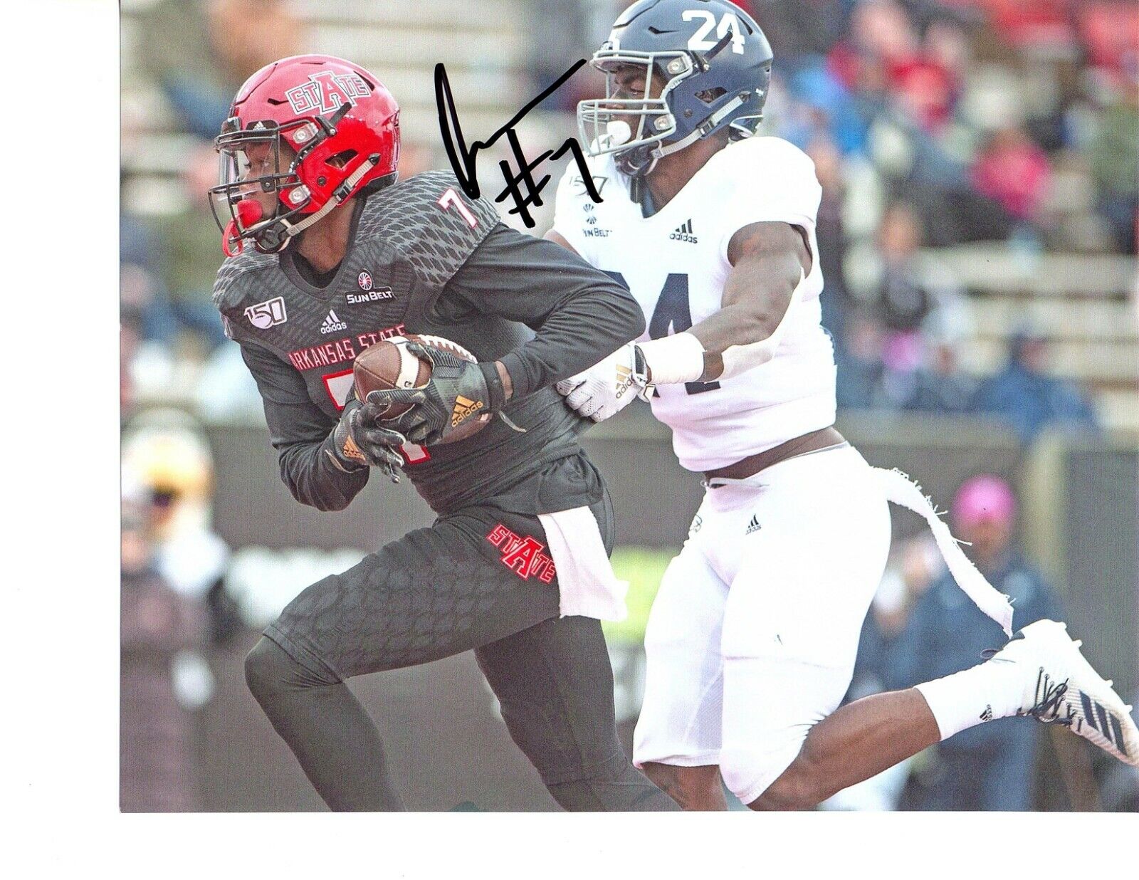 Omar Bayless Arkansas State signed autographed 8x10 football Photo Poster painting 2020 Draft c