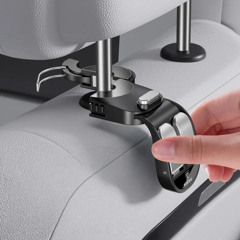 Car seat hooks, car telescopic hooks