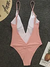 Deep V-Neck Sexy Bohemia One-Piece Swimwear