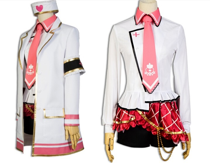 Lovelive Rin Hoshizora Nurse Uniform Cosplay Costume