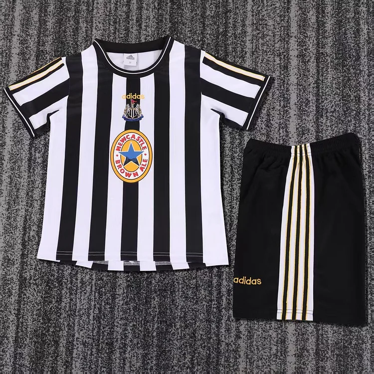 Kids Newcastle United 1997/99 Retro Home Jersey