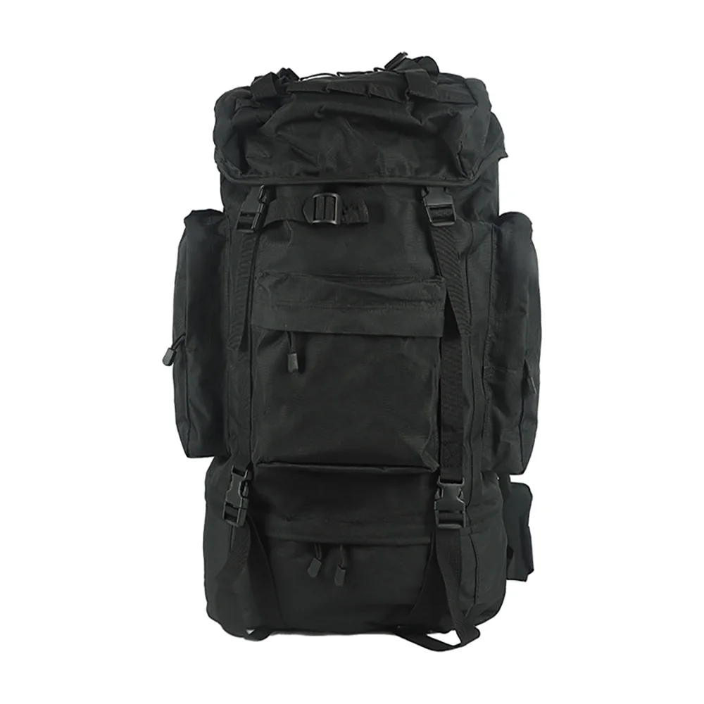 ohhunt® 65L mountaineering bag large capacity outdoor backpack professional hiking mountaineering bag rain cover black