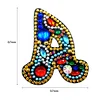 26 Letters 1pc Diamond Painting DIY Keychain Women Girl Bag Keyring Pendant Gift