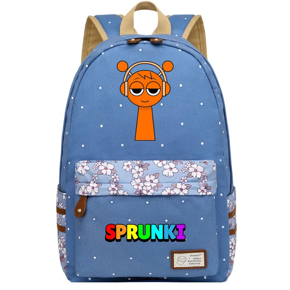 Mayoulove Sprunki Backpack Lightweight Design with Spacious Compartments for School Use-Mayoulove