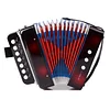 Button Accordion 10 keys Accordion,Musical Instrument,Mini Accordian Gift for Beginners 