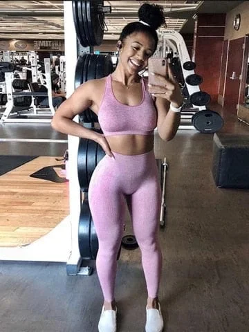 Pornhint ATHVOTAR Women Seamless Leggings Fitness Femme High Waist Exercise Leggings Women Push Up Jeggings For Women