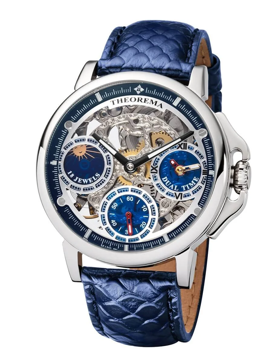 Dual-Time Buenos Aires Theorema - GM-114-11 | Silver | Made in Germany