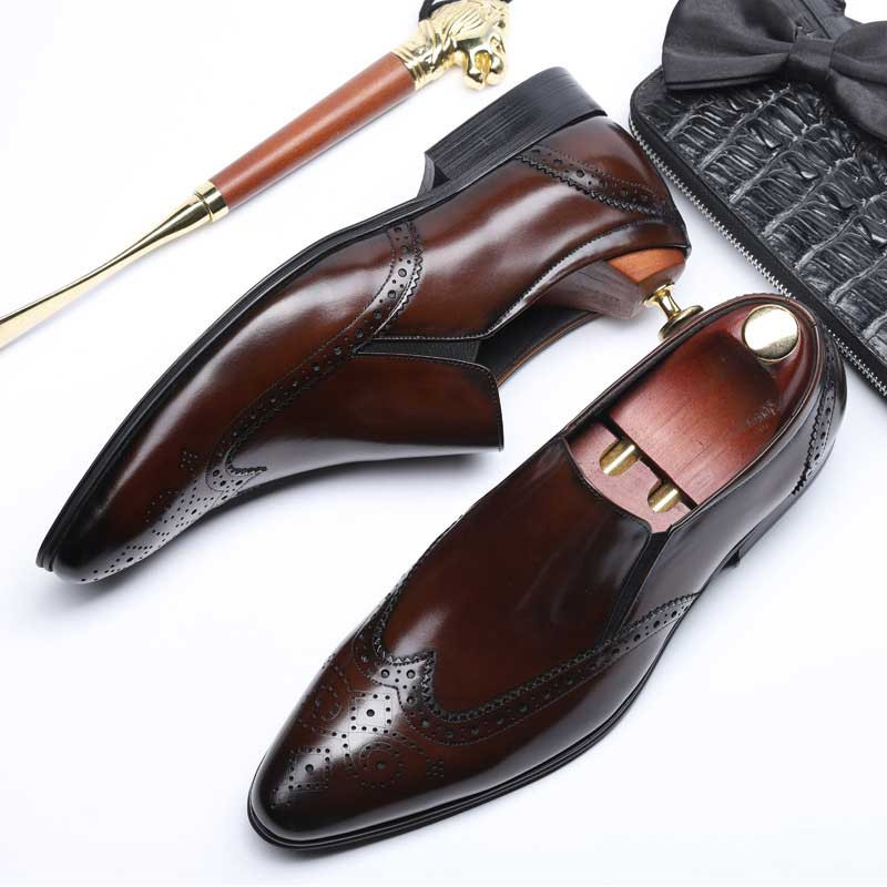 Mens Brown Shoes For Wedding : Free Shipping