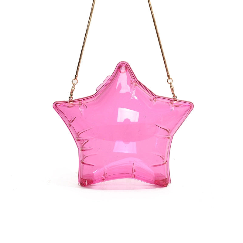 Women’s PVC Solid Color Streetwear Lock Clasp Shoulder Bag