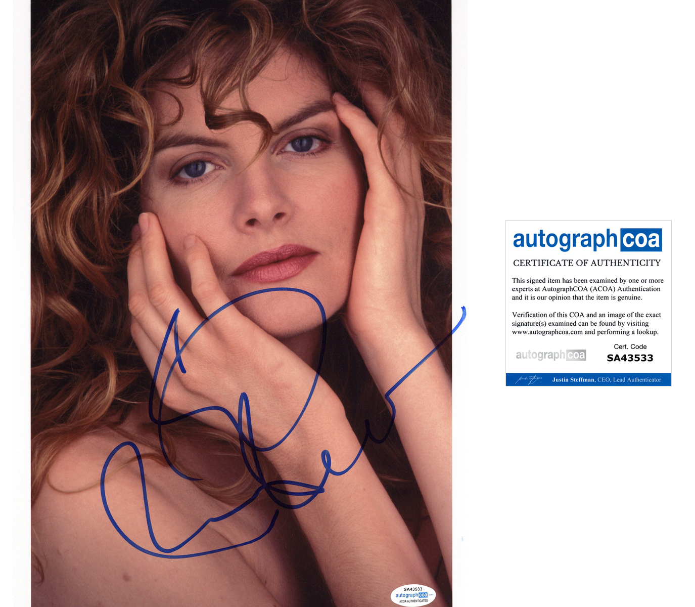 Rene Russo Signed Autographed 11x14 Photo Poster painting Tin Cup Nightcrawler Actress ACOA COA