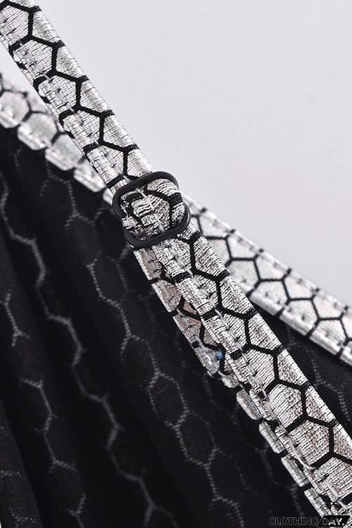 Sequin Velvet Patchwork Slit Bodycon Dresses