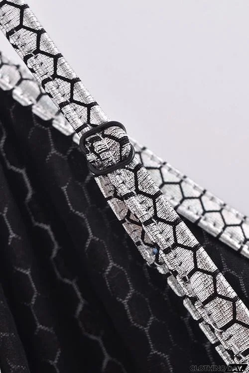 Sequin Velvet Patchwork Slit Bodycon Dresses