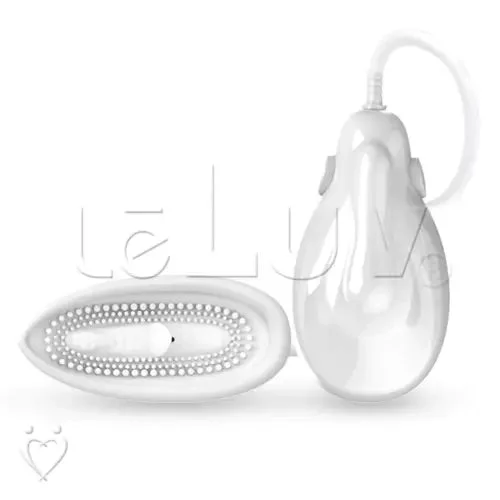 pornhint Pornhint LeLuv Pussy Vacuum Pump with Vibrating Clitoral Tickler