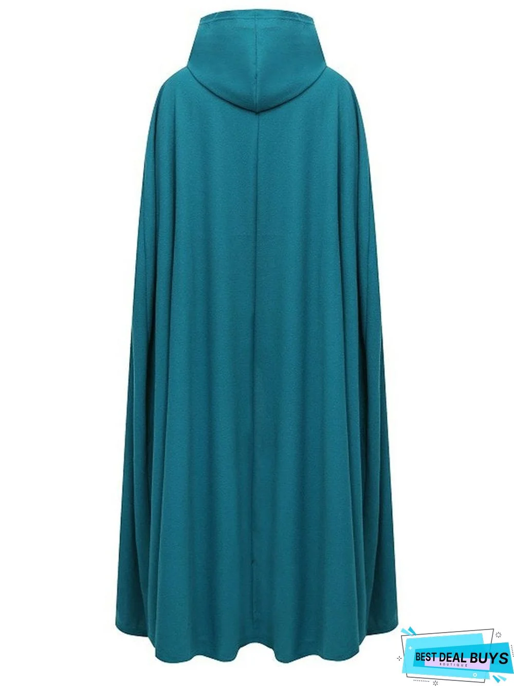 Long Hooded Loosen Plain Vintage Outerwear