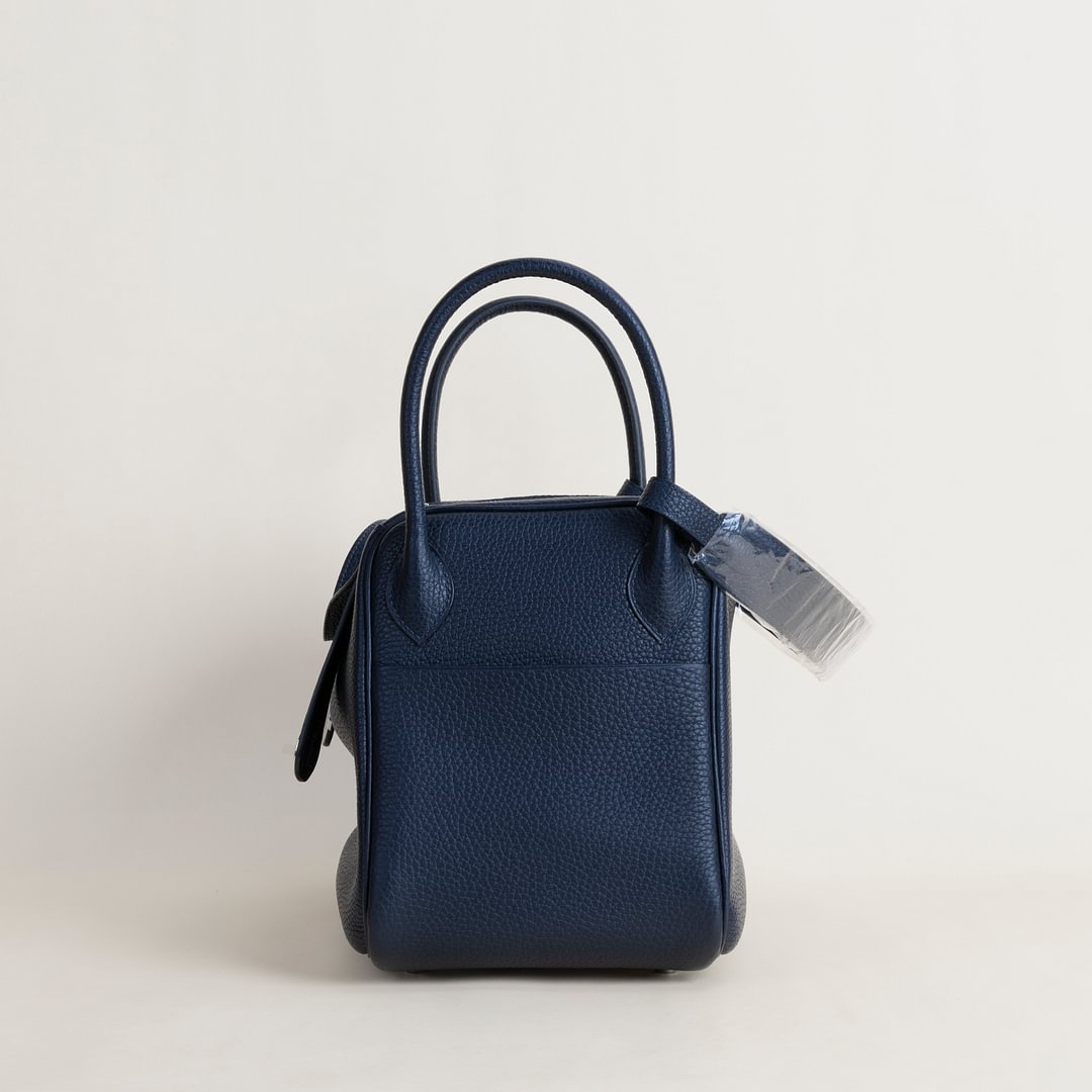 Lindy 30cm Clemence leather 2Z Blue nuit PHW
