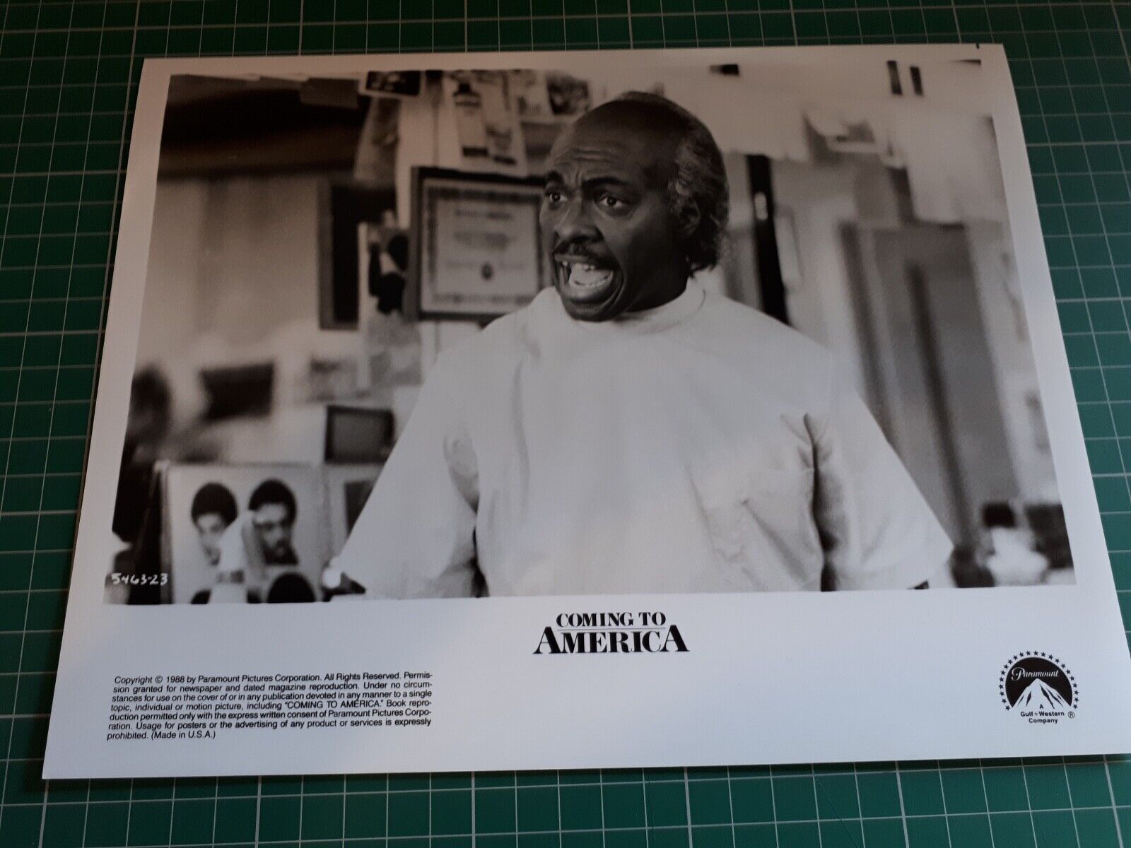 Coming to America original press Photo Poster paintinggraph Eddie Murphy James Earl Jones I