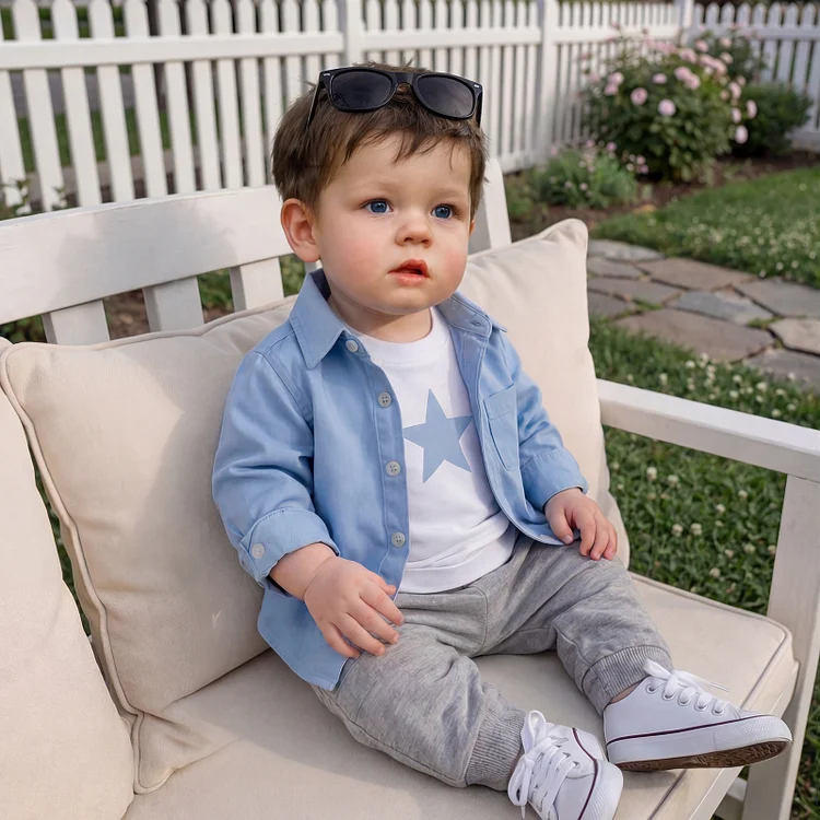 [Pre-Order] Babeside Lendor 20" Realistic Baby Boy Doll &ndash; Rooted Hair Outfit Edition Gift