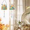 2pcs Easter Egg Diamond Painting Double-sided Crystal Window Suncatcher Craft Set Birthday Gifts Home Garden Decor Hanging Kit
