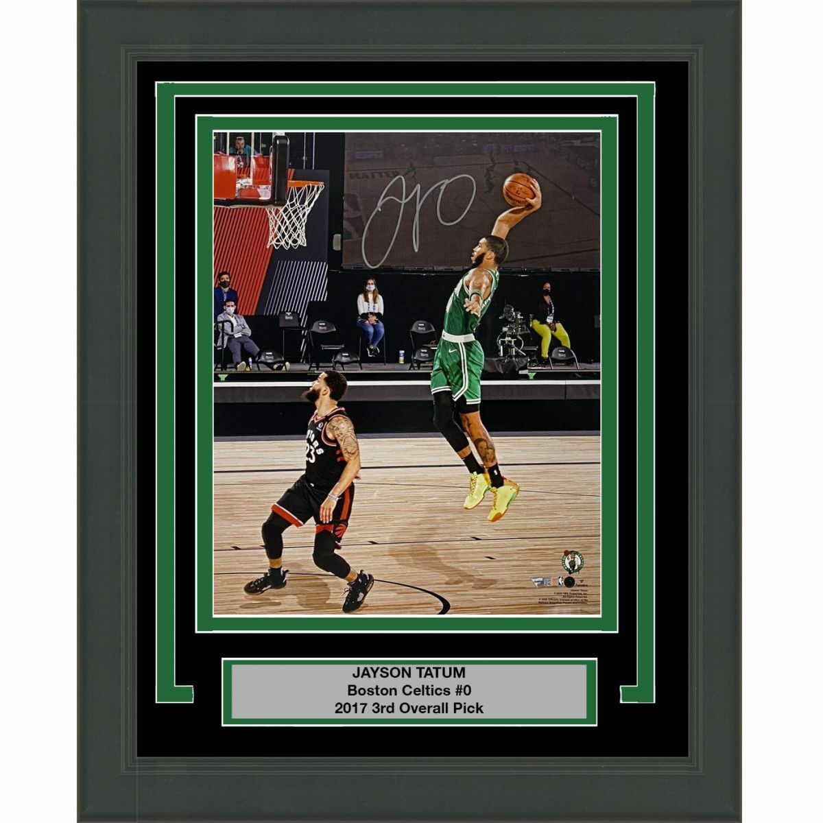 FRAMED Autographed/Signed JAYSON TATUM Boston Celtics 16x20 Photo Poster painting Fanatics COA