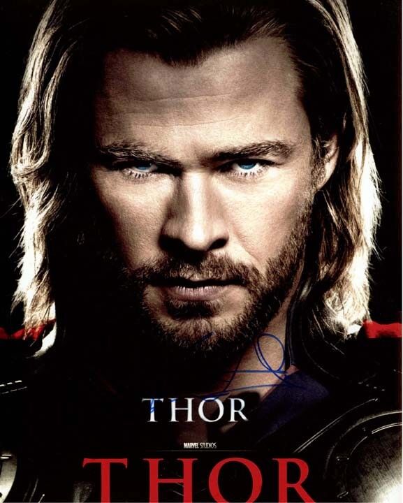 CHRIS HEMSWORTH signed autographed THOR 11x14 Photo Poster painting