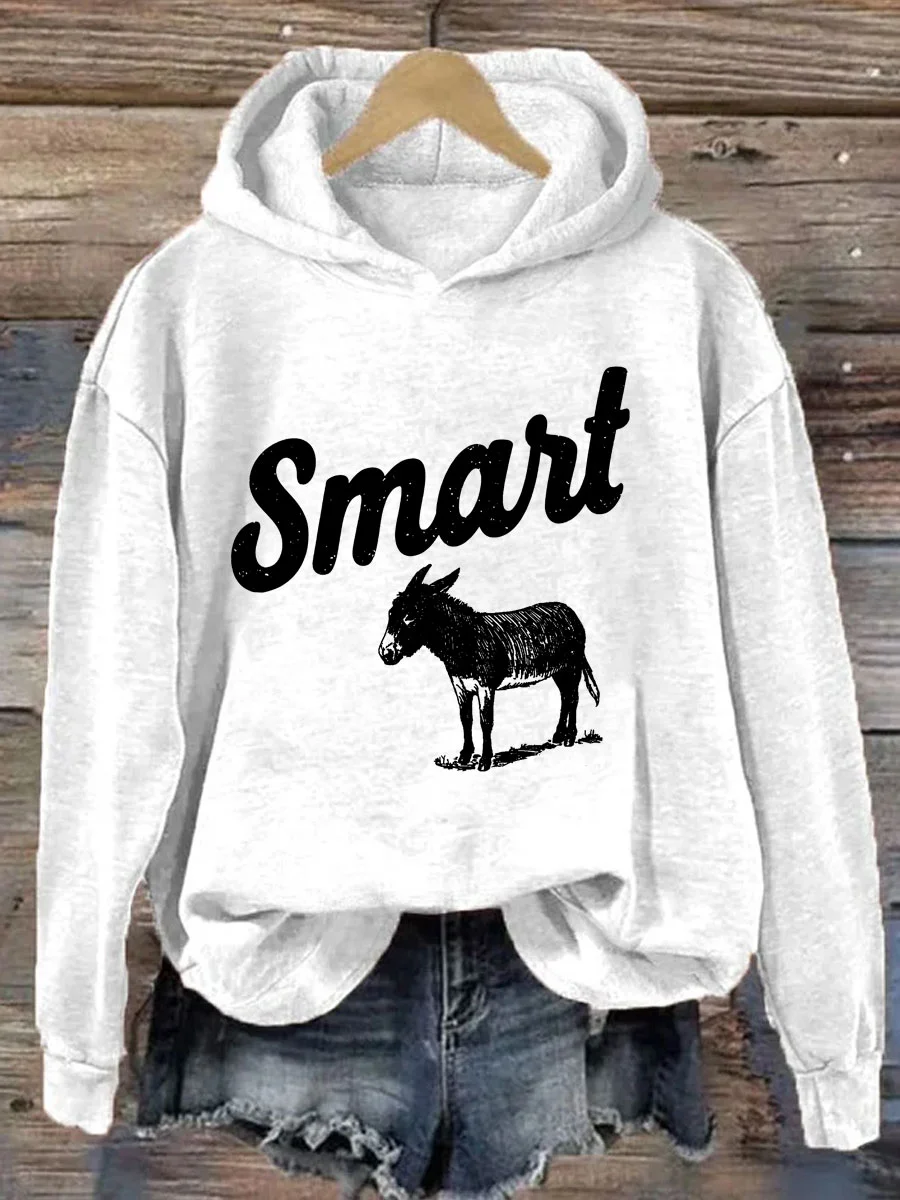 Funny Smart Ass Donkey Hoodie