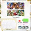 (US Local)6PCS Tiger DIY Diamond Art Greeting Cards Congratulations Cards & Gifts