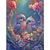 Combo Kit（2PCS)-Diamond Painting-DIY DIY Full Round Drill Parrot Peacock(30*40CM)