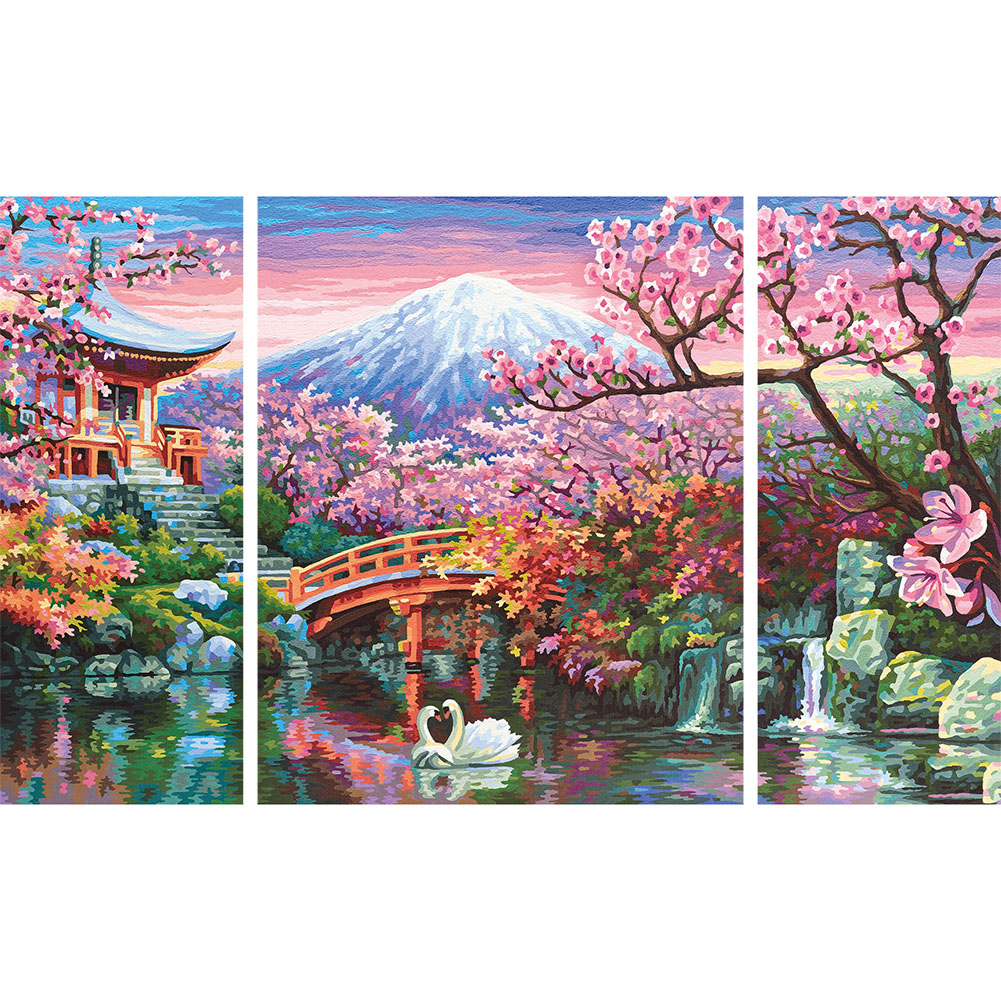 Triptych-Paint by Numbers-80x50cm