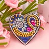 5pcs DIY Diamond Painting Keychain Full Drill Bag Love Hanging Ornaments