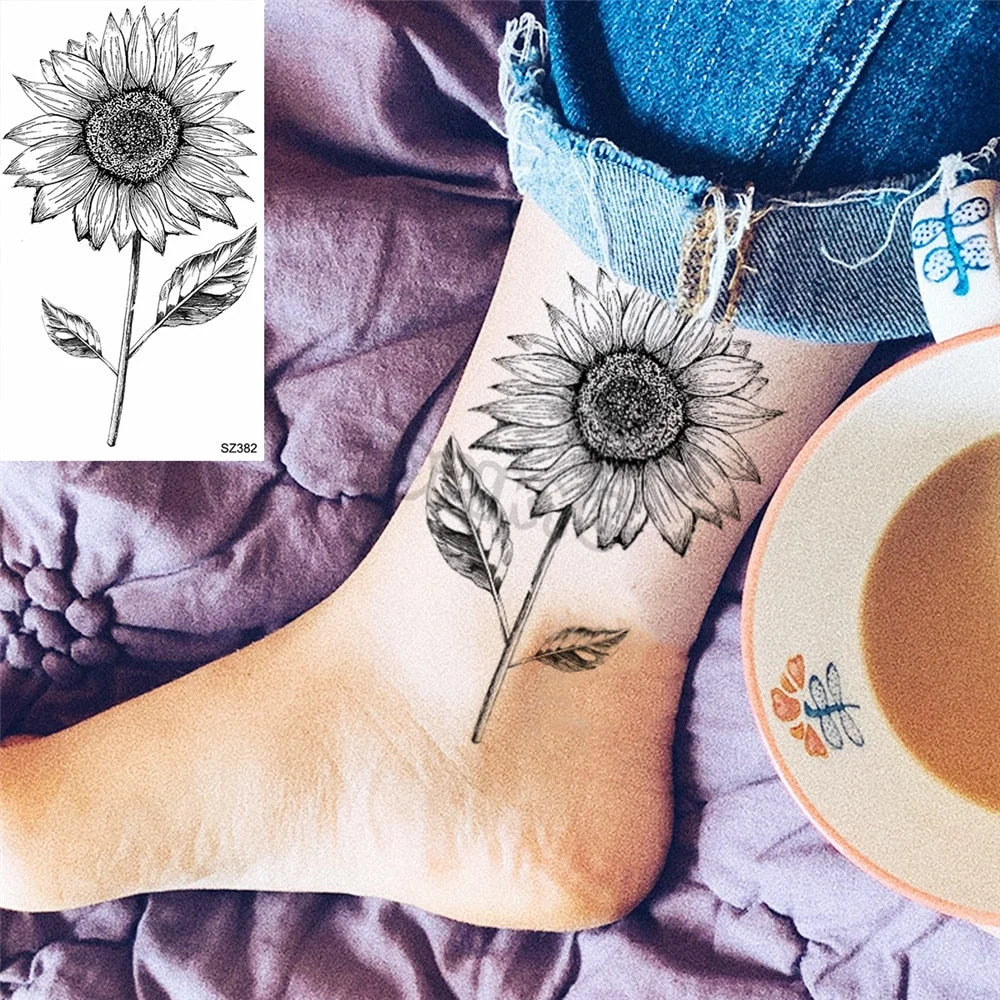 Hummingbird Small Temporary Tattoos For Women Girls Realistic Dandelion Butterfly Fake Tattoo Sticker Minimalist Forearm Tatoos