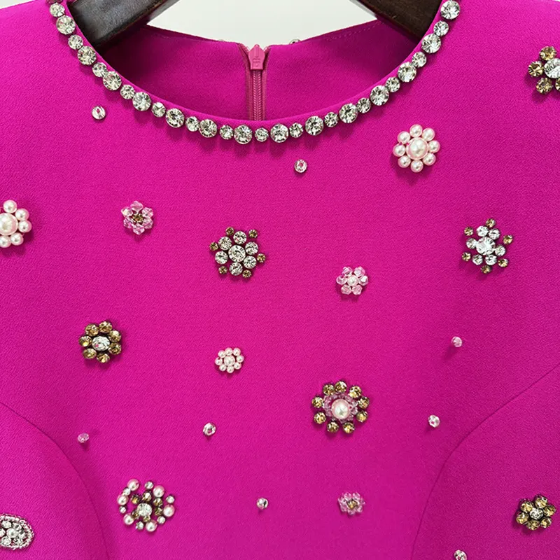 Nigikala Nigikala New Star Fashion Heavy Industry Nails Studded Long Dress Dress Dress Dress