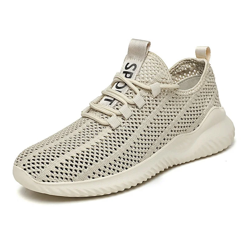 Mesh Men Casual Shoes Breathable Summer Mens Sneakers Trend Lightweight Black Walking Big Size Man Tenis Shoe Zapatillas Hombre