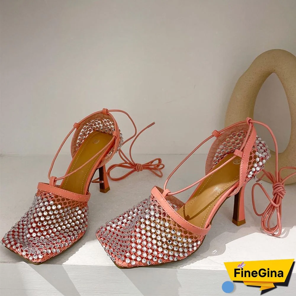 Yellow Fashion Casual Sequins Patchwork Rhinestone Square Out Door Shoes