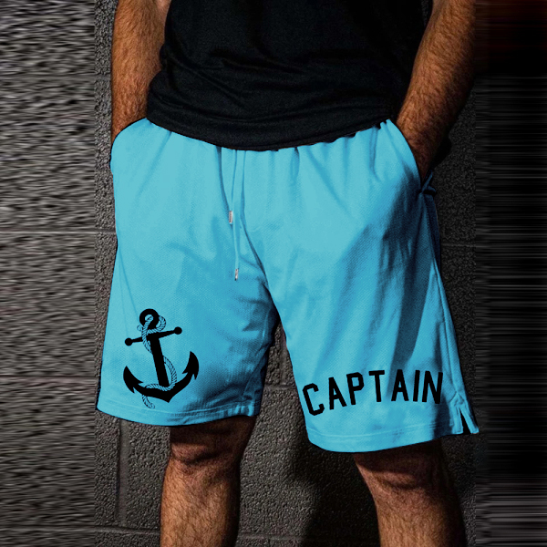 Anchor Print Shorts / [blueesa] /