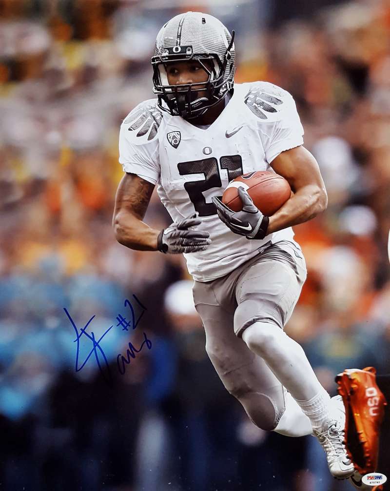 LaMichael James rookie autograph Oregon Ducks signed 16x20 Photo Poster painting PSA/DNA COA