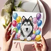 uk.everydayedeals 6Pcs DIY Diamond Painting Greeting Card - Party Puppy